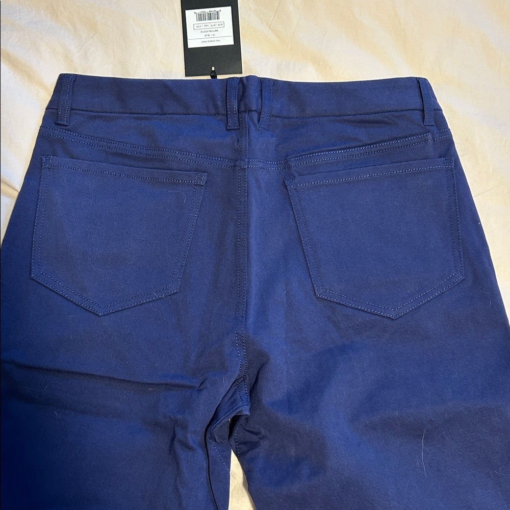 Men’s Away Travel The Staple Pant Straight Leg Commuter Career Chino Blue 32 NWT - Picture 2 of 5